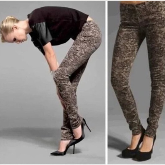 JOE’S JEANS Chantilly Lace Floral Patterned Stretchy Skinny Jean- W 26 - Picture 14 of 14